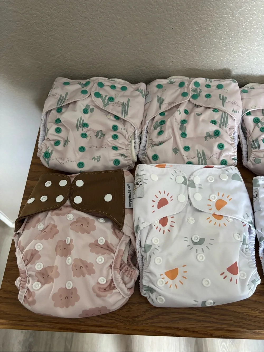 NEW Size 1 Happy Beehinds Snap Pocket Diapers